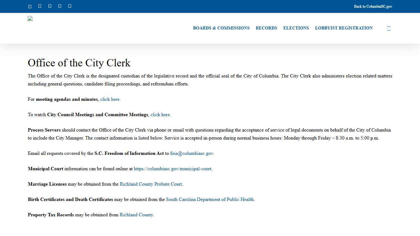 City Clerk - City Clerk